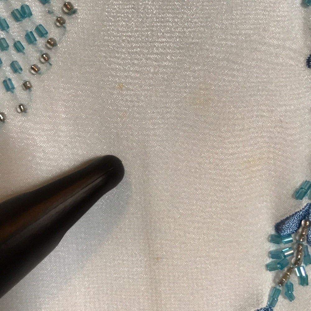 Hand beaded prom dress - Picture 7 of 8